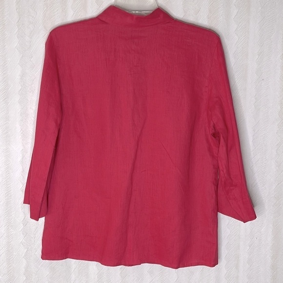 ❤️ 🆕 CHARTER CLUB Perite Button Down Top Sise 10P - Picture 3 of 4
